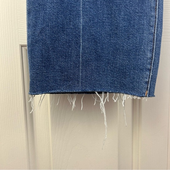 Hatch The Crop Denim Maternity Jeans Size 31 Under Belly Kick Flare Indigo - Picture 5 of 9